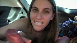 You find a great place to fuck Niki in the car.